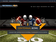 Tablet Screenshot of centennialbowl.com